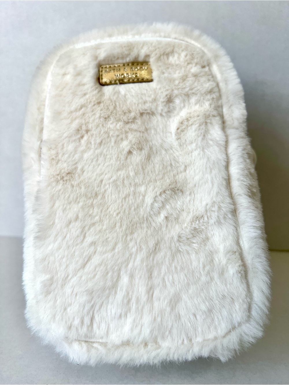 NWT Bath & Body Works Faux Fur Sling Bag Crossbody Purse Handbag